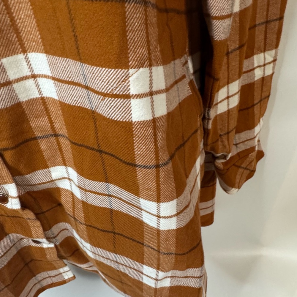 Joan Rivers ( Ginger) Petite 2x Wome Cotton Plaid Flannel - Picture 4 of 8